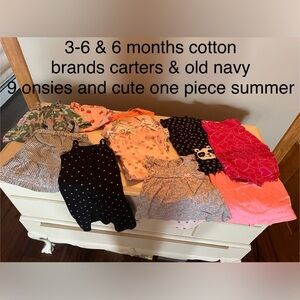 Carter's Kids One Piece Bodysuits - Multi-Color Pack